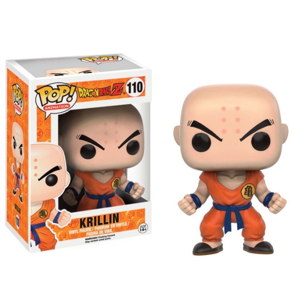 Authentic Dragonball Z Funko POP! Vinyl Figure Krillin 9 cm